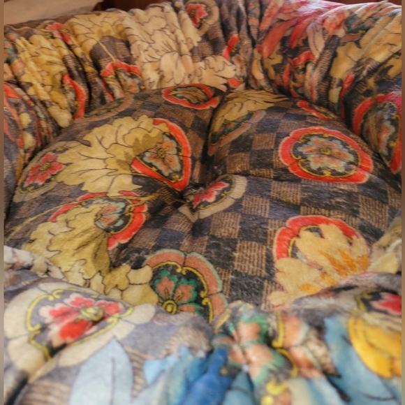 Last 1 Johnny Was Taylor Mandala Reversible Dog Bed, Orange, S, NWT, 24" D, Boho - Picture 4 of 16